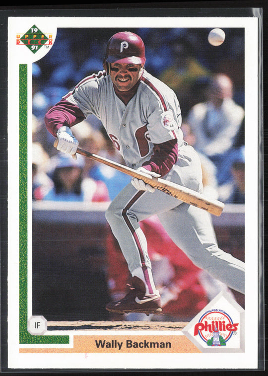 1991 Upper Deck #790 Wally Backman 1992 Upper Deck