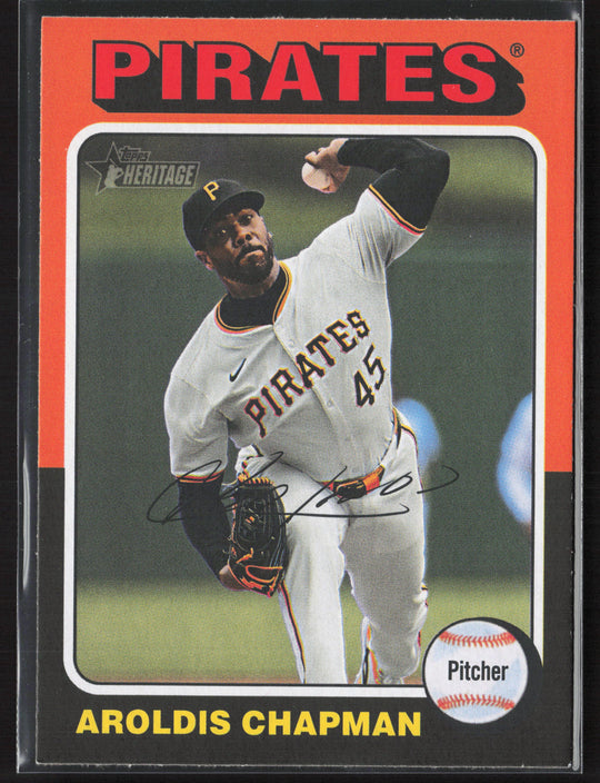 2024 Topps Heritage #557 Aroldis Chapman