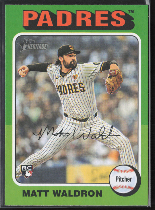 2024 Topps Heritage #604 Matt Waldron