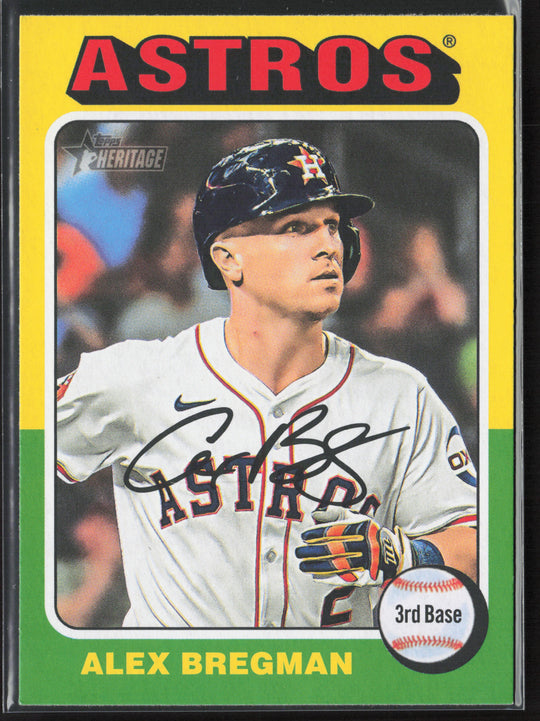 2024 Topps Heritage #571 Alex Bregman