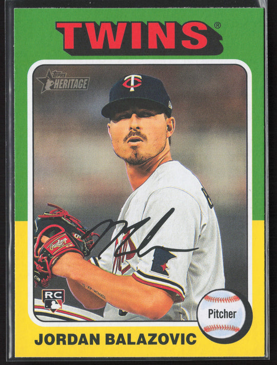 2024 Topps Heritage #680 Jordan Balazovic