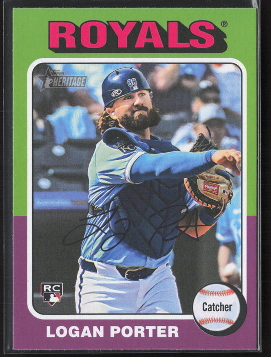 2024 Topps Heritage #625 Logan Porter