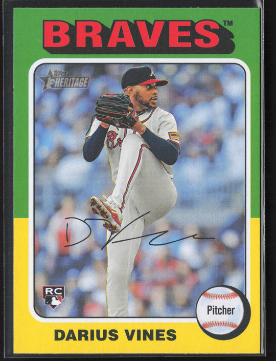 2024 Topps Heritage #650 Darius Vines