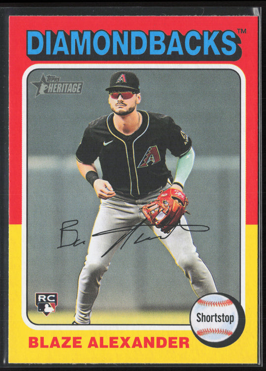 2024 Topps Heritage #629 Blaze Alexander