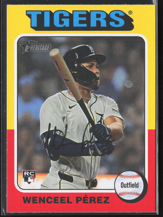 2024 Topps Heritage #698 Wenceel Pérez