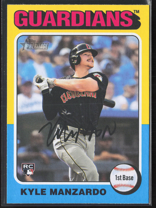 2024 Topps Heritage #673 Kyle Manzardo