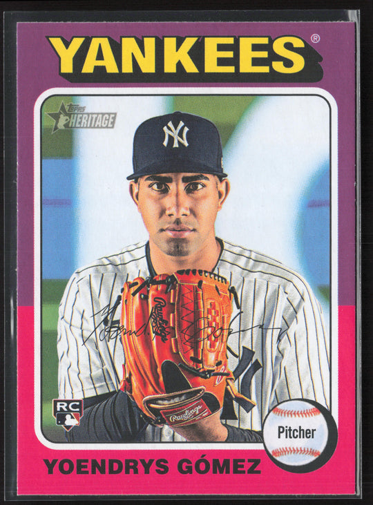 2024 Topps Heritage #661 Yoendrys Gómez