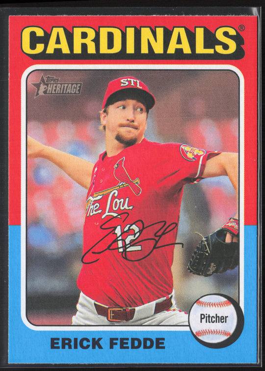 2024 Topps Heritage #533 Erick Fedde