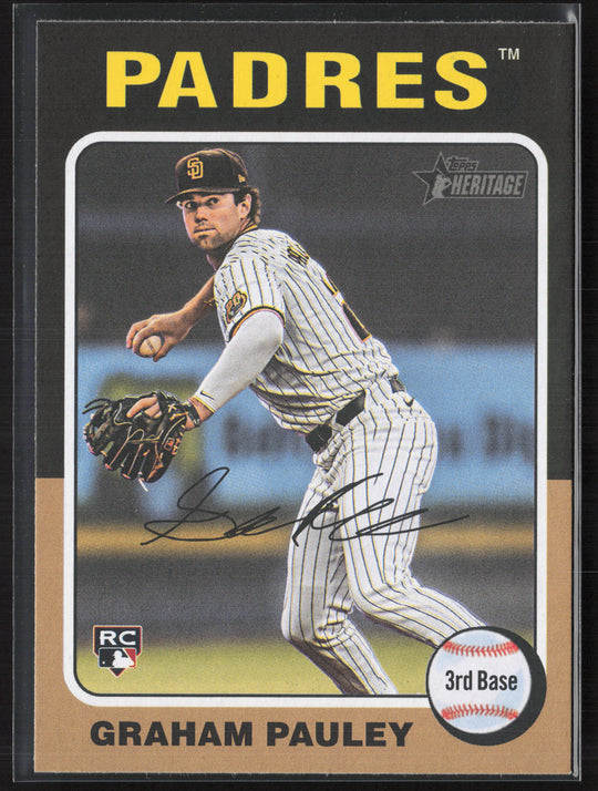 2024 Topps Heritage #666 Graham Pauley