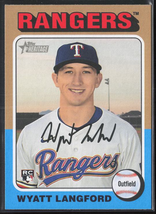 2024 Topps Heritage #581 Wyatt Langford