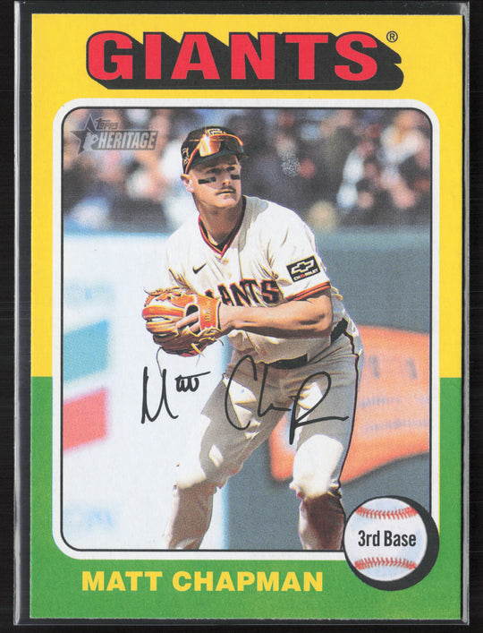 2024 Topps Heritage #511 Matt Chapman