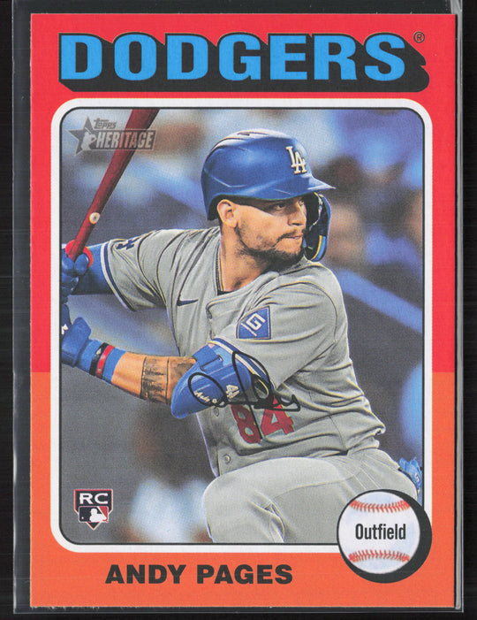 2024 Topps Heritage #696 Andy Pages