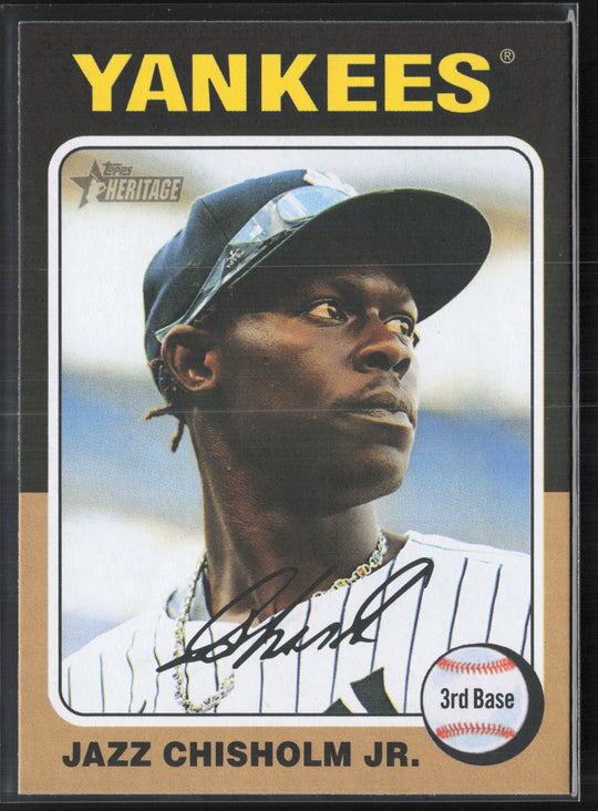 2024 Topps Heritage #523 Jazz Chisholm Jr.