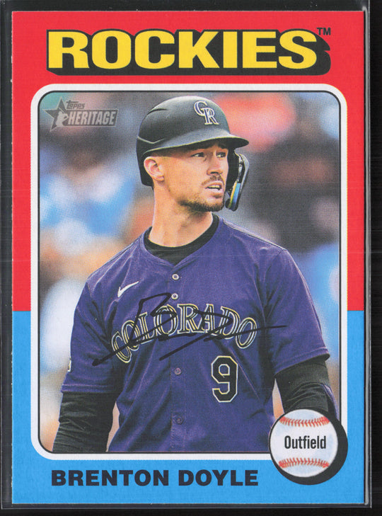 2024 Topps Heritage #643 Brenton Doyle