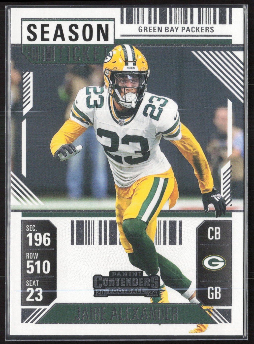 2024 Panini Contenders #38 Jaire Alexander Season Ticket Retail