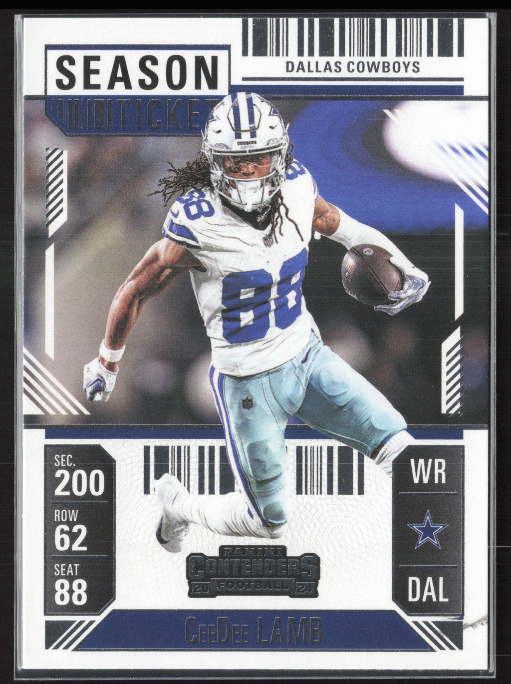 2024 Panini Contenders #26 CeeDee Lamb Season Ticket Retail