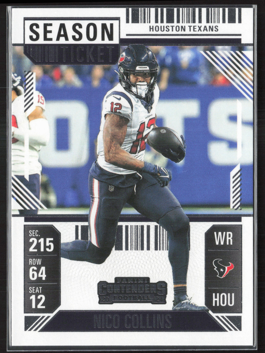 2024 Panini Contenders #41 Nico Collins Season Ticket Retail