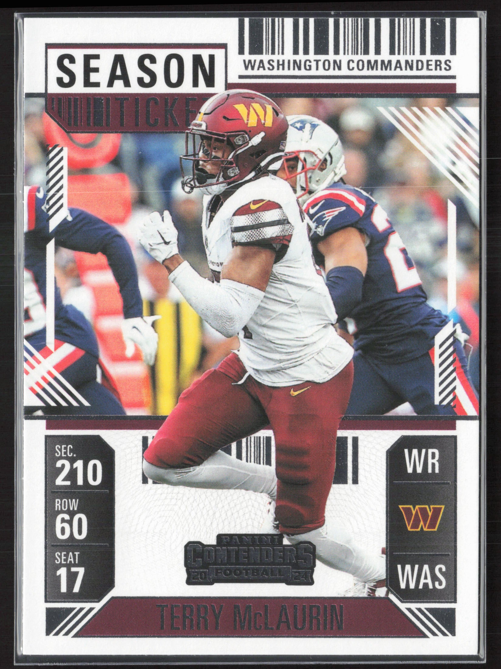 2024 Panini Contenders #99 Terry McLaurin Season Ticket Retail