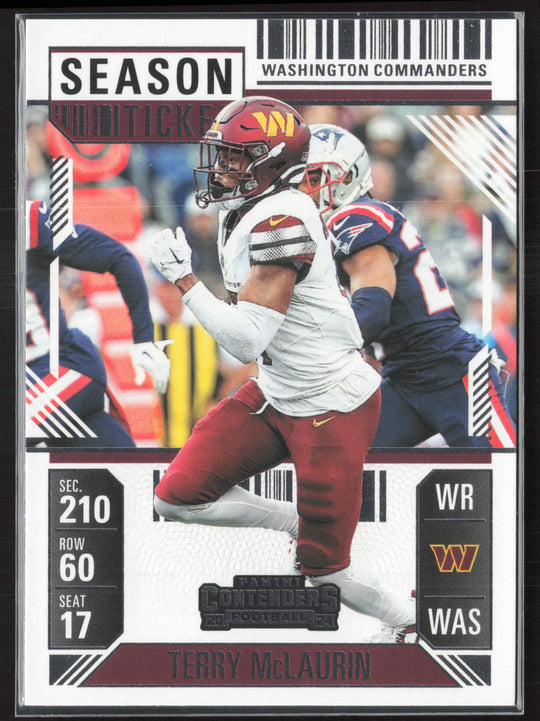 2024 Panini Contenders #99 Terry McLaurin Season Ticket Retail