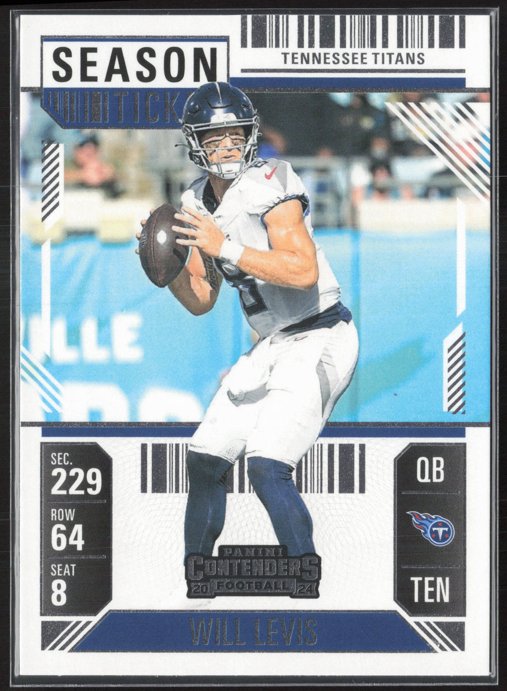 2024 Panini Contenders #95 Will Levis Season Ticket Retail