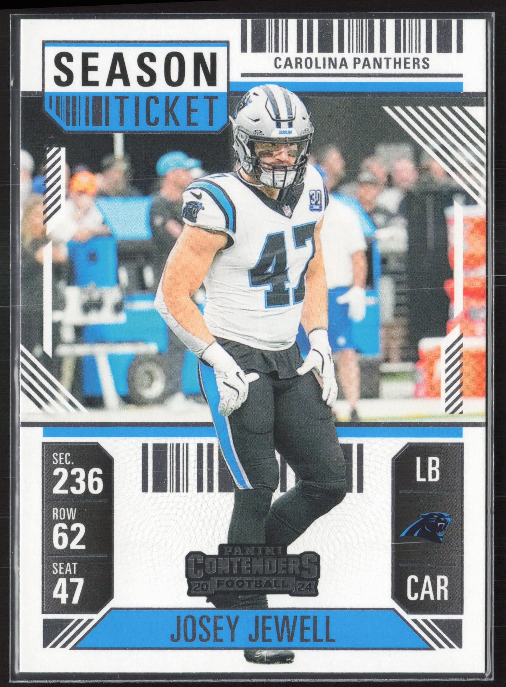 2024 Panini Contenders #13 Josey Jewell Season Ticket Retail