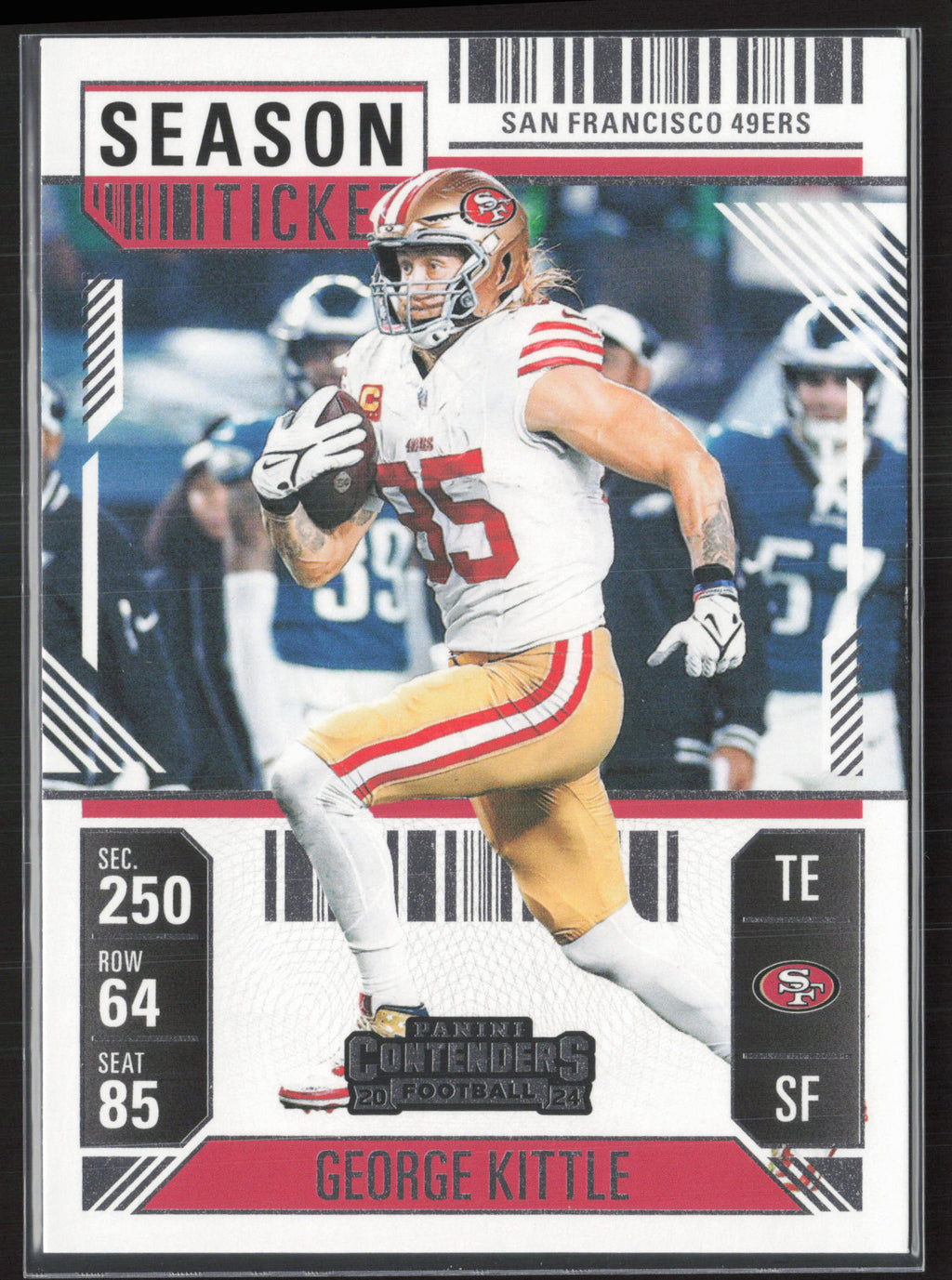 2024 Panini Contenders #85 George Kittle Season Ticket Retail