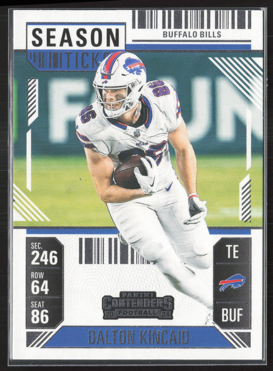 2024 Panini Contenders #12 Dalton Kincaid Season Ticket Retail