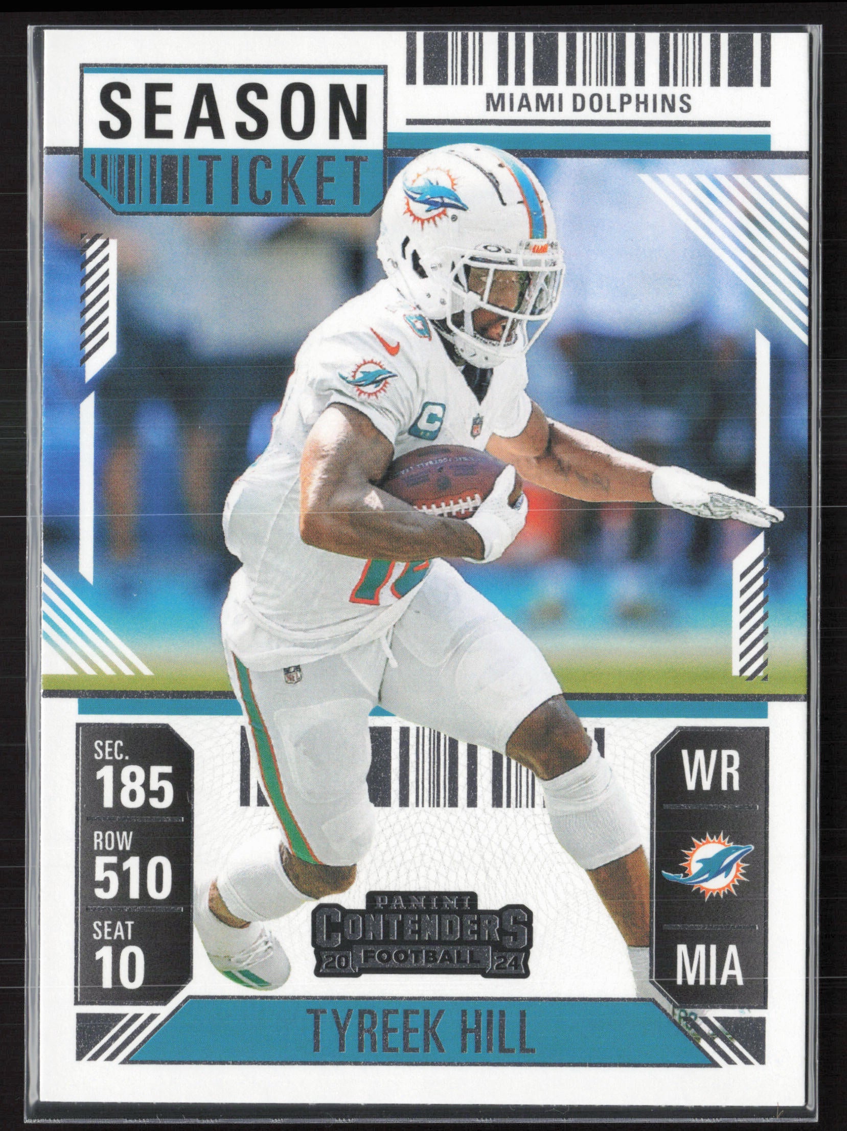 2024 Panini Contenders #62 Tyreek Hill Season Ticket Retail