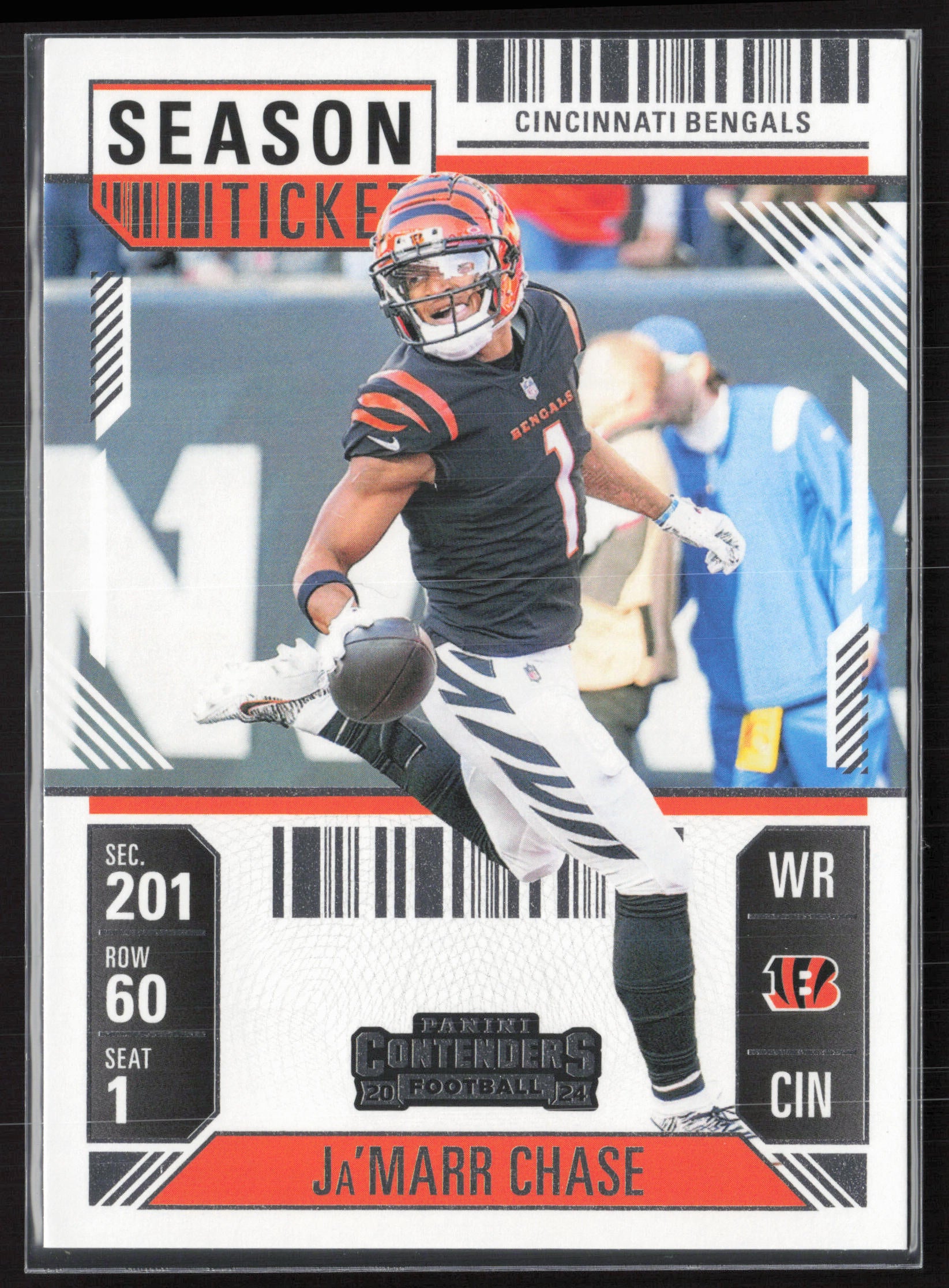 2024 Panini Contenders #21 Ja'Marr Chase Season Ticket Retail