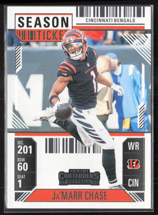 2024 Panini Contenders #21 Ja'Marr Chase Season Ticket Retail