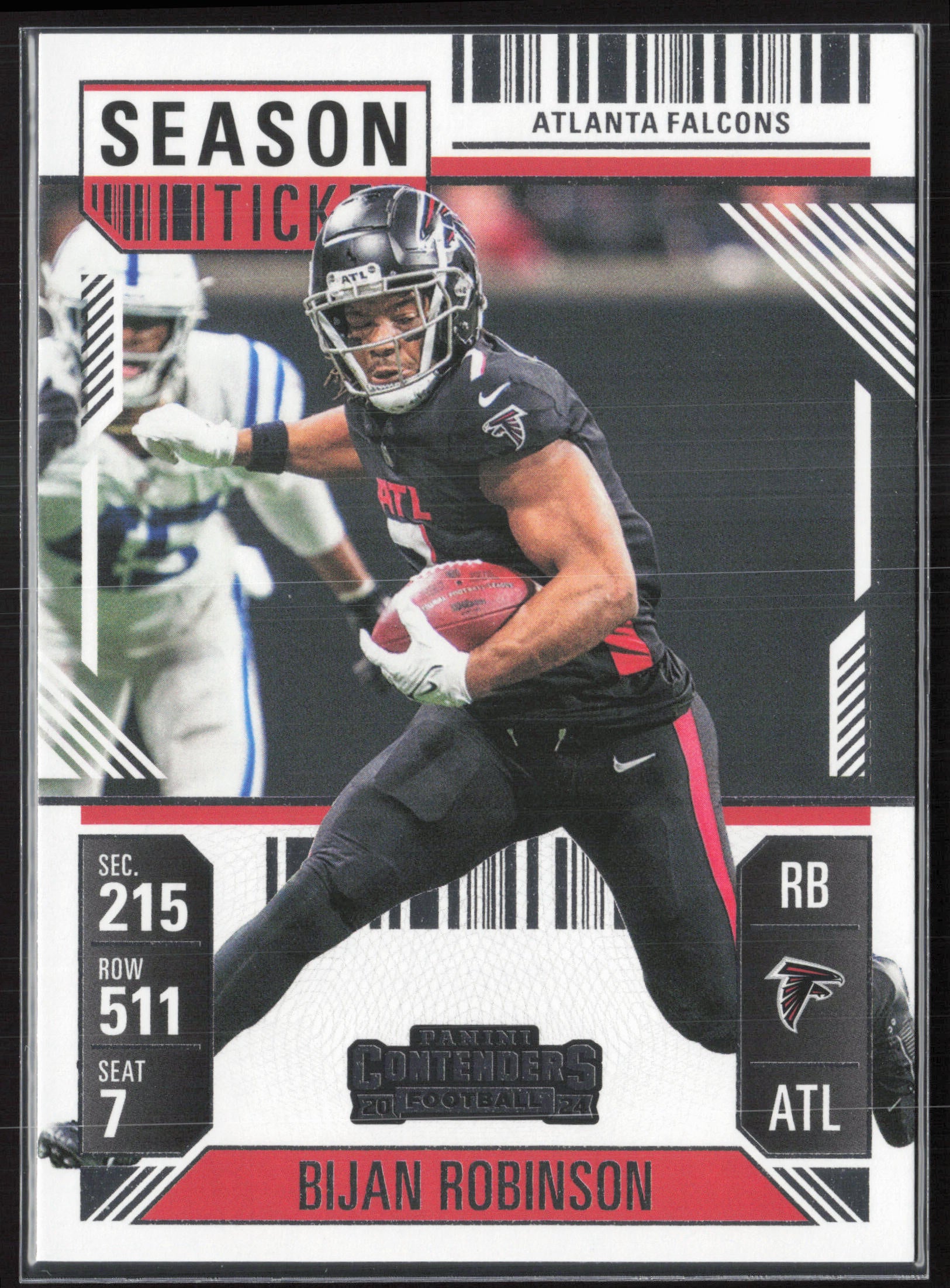 2024 Panini Contenders #6 Bijan Robinson Season Ticket Retail