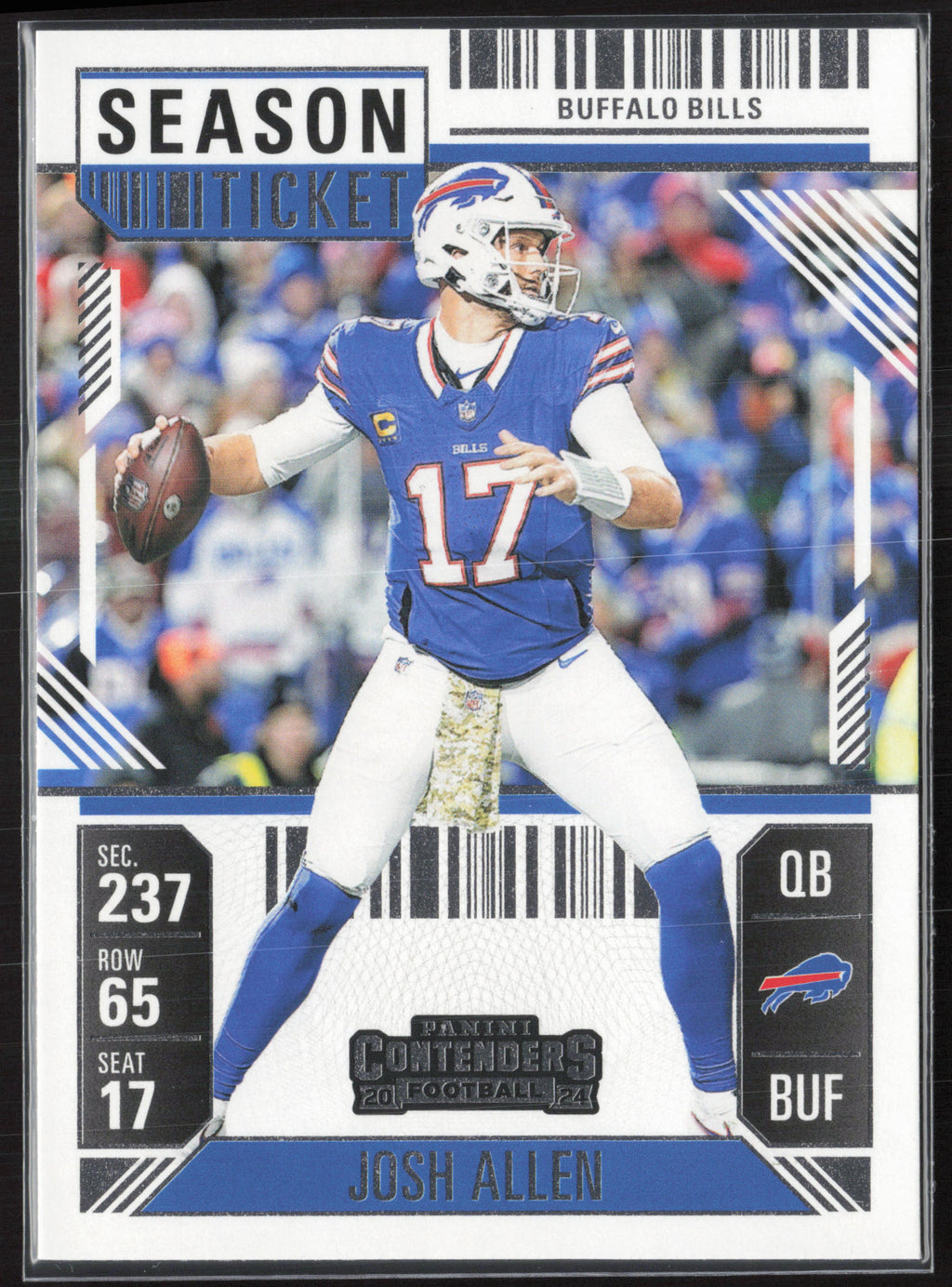 2024 Panini Contenders #11 Josh Allen Season Ticket Retail