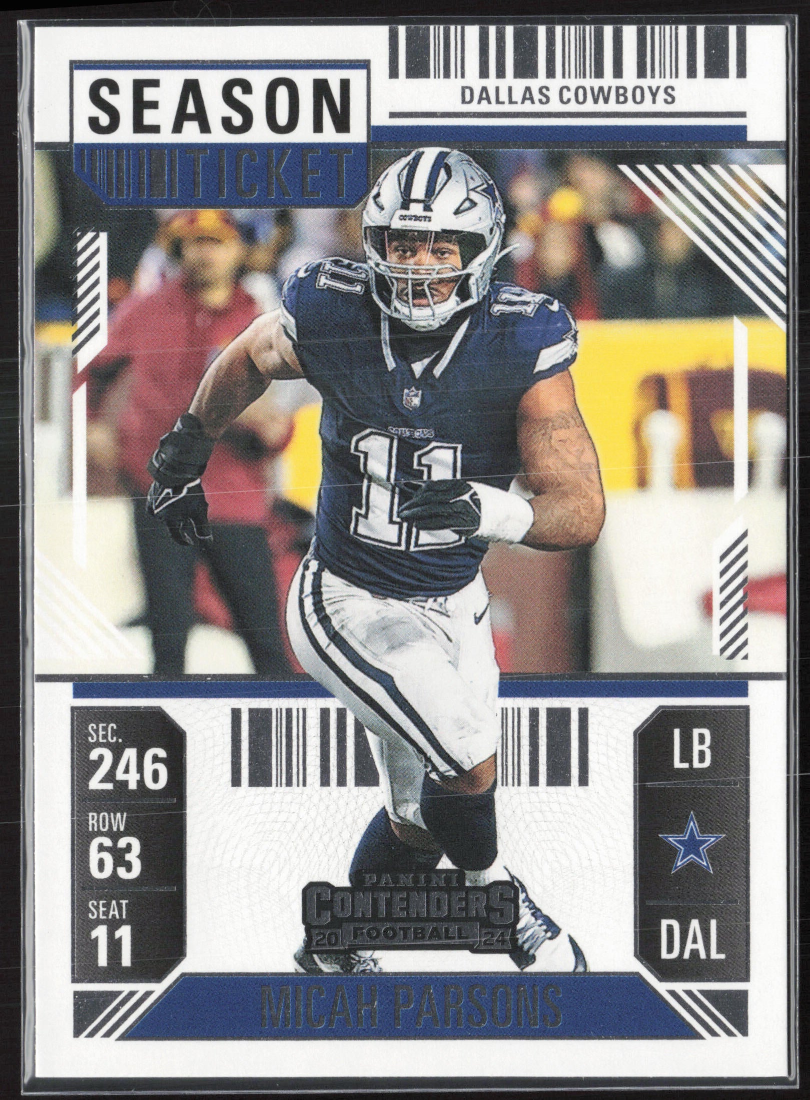 2024 Panini Contenders #27 Micah Parsons Season Ticket Retail