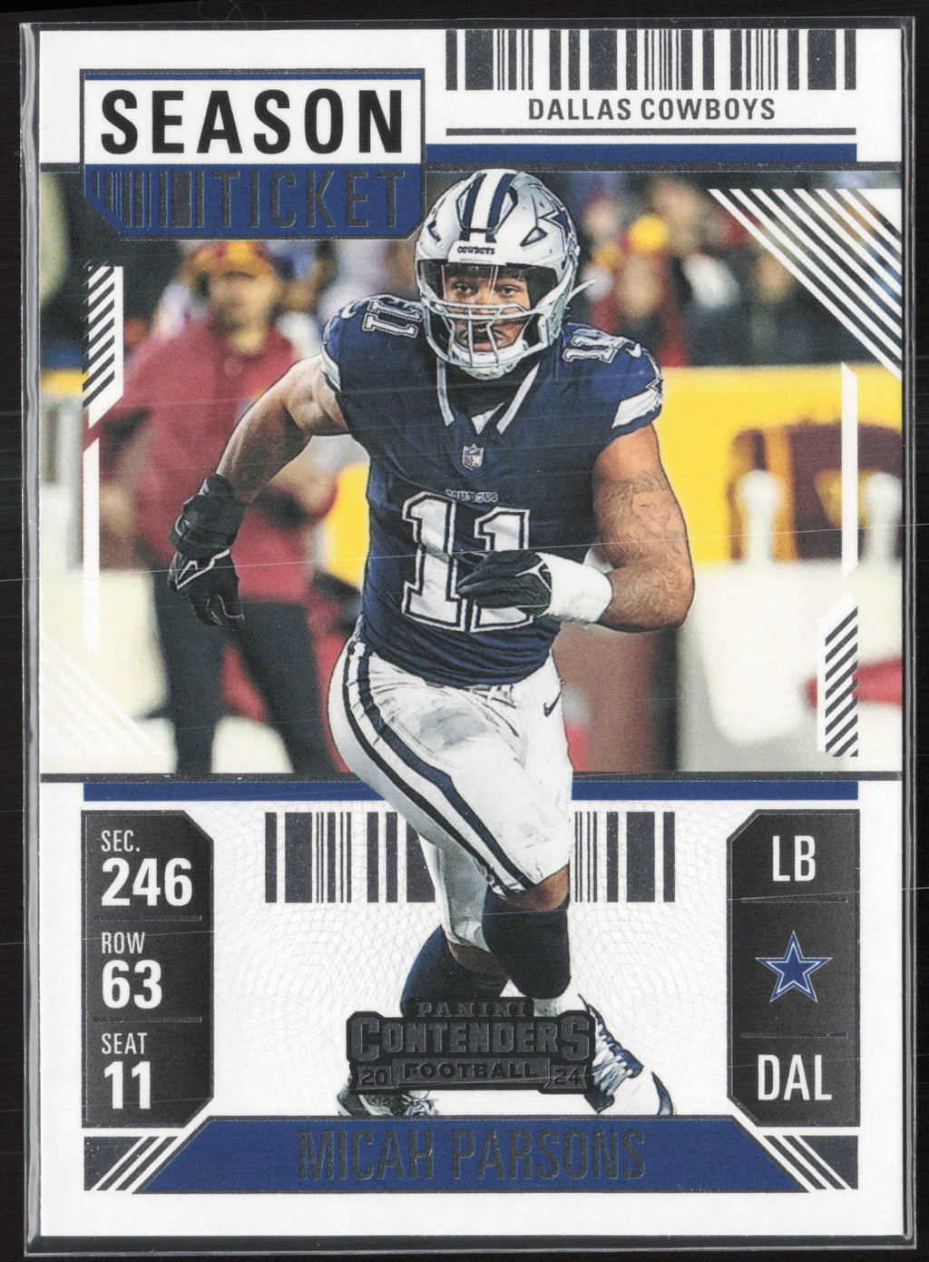 2024 Panini Contenders #27 Micah Parsons Season Ticket Retail