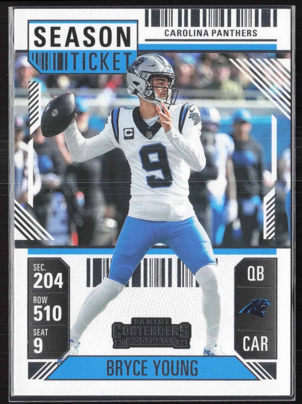 2024 Panini Contenders #14 Bryce Young Season Ticket Retail