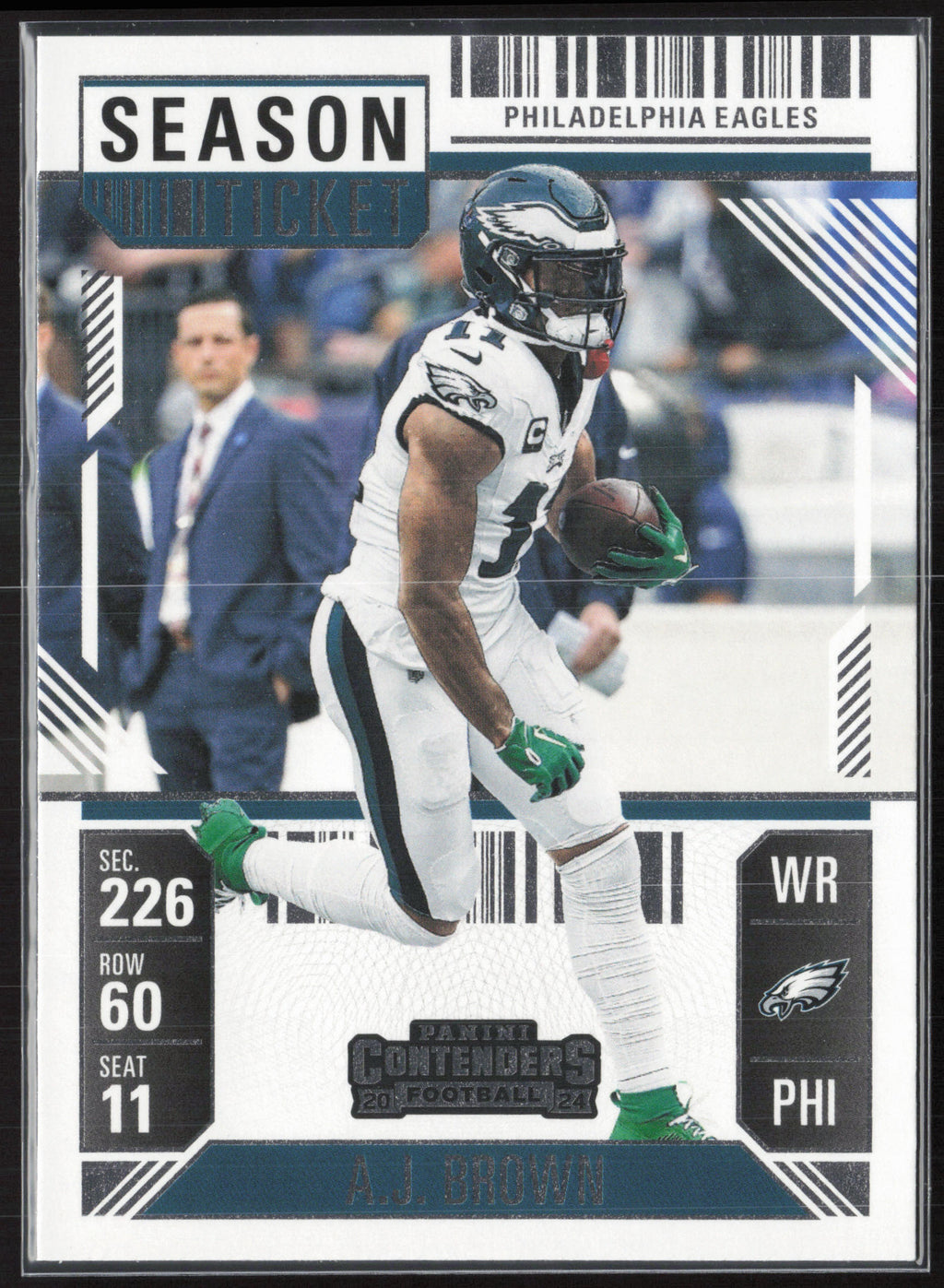 2024 Panini Contenders #81 A.J. Brown Season Ticket Retail