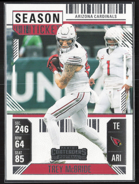 2024 Panini Contenders #1 Trey McBride Season Ticket Retail