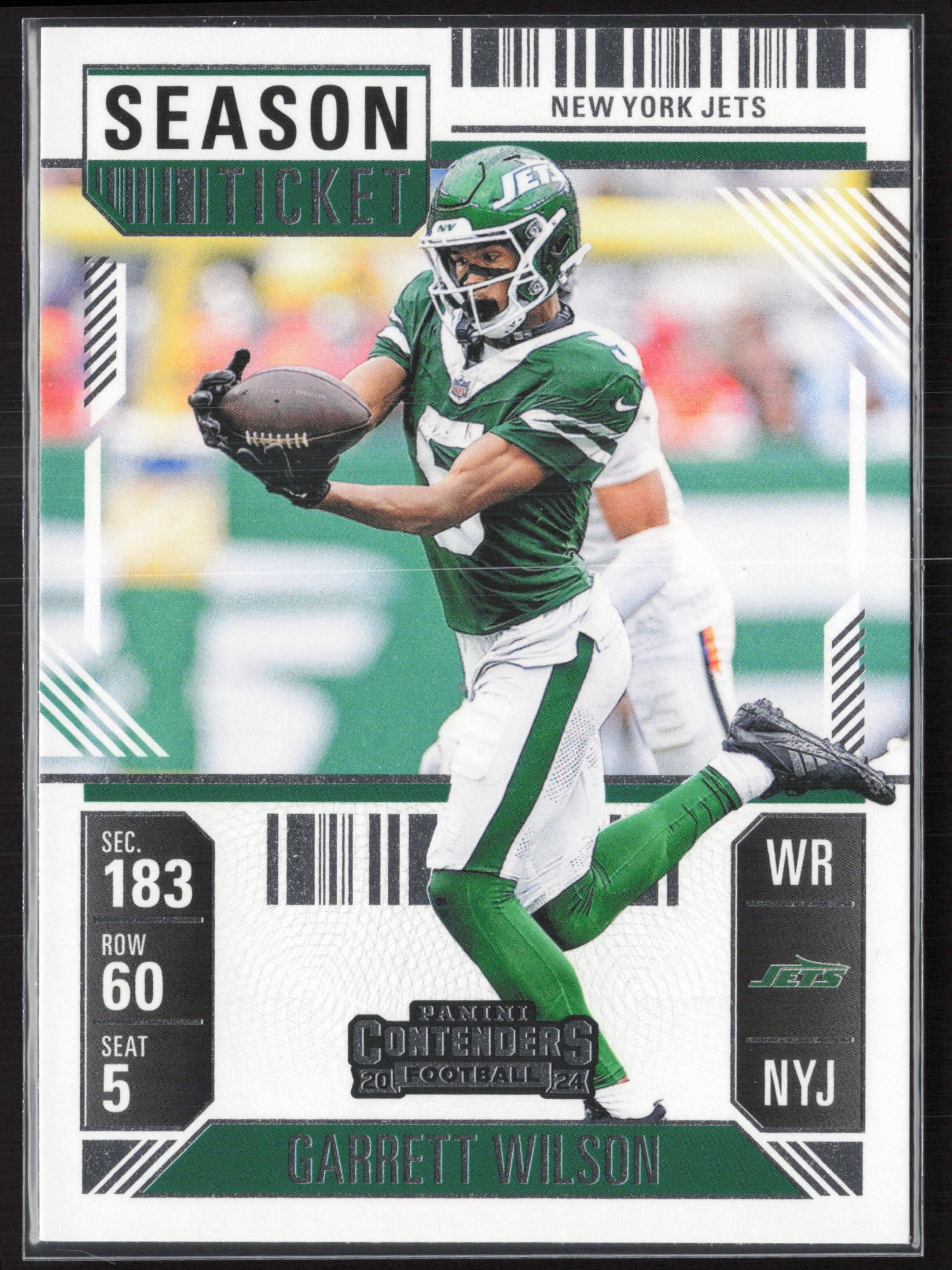 2024 Panini Contenders #77 Garrett Wilson Season Ticket Retail