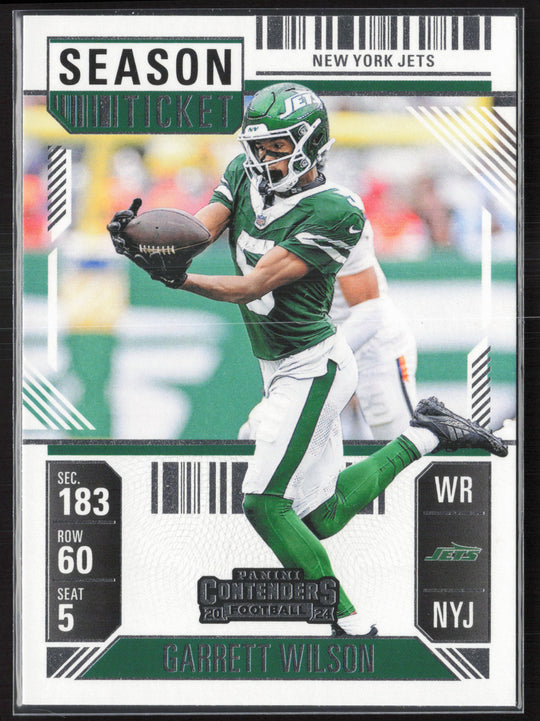 2024 Panini Contenders #77 Garrett Wilson Season Ticket Retail