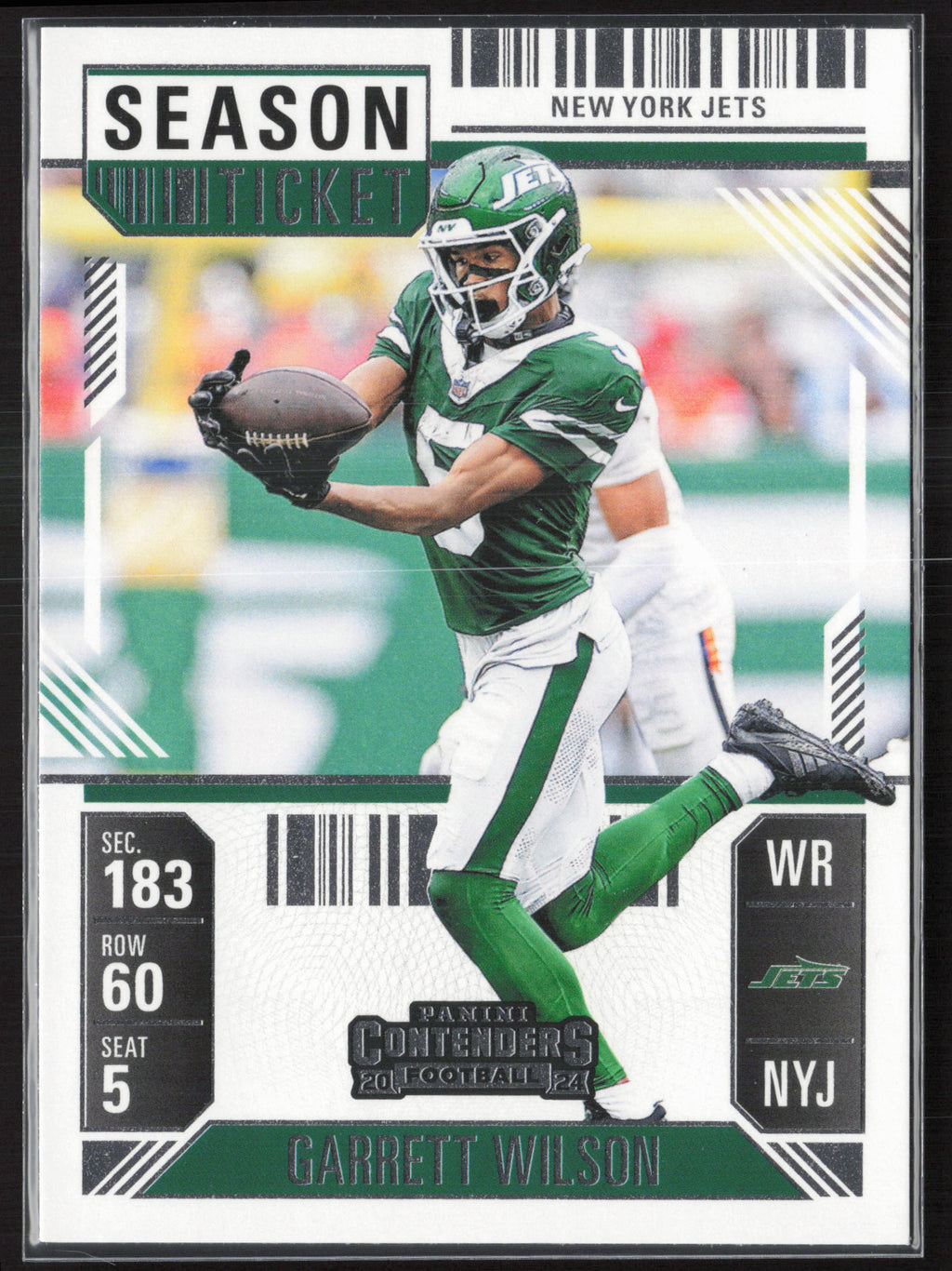 2024 Panini Contenders #77 Garrett Wilson Season Ticket Retail