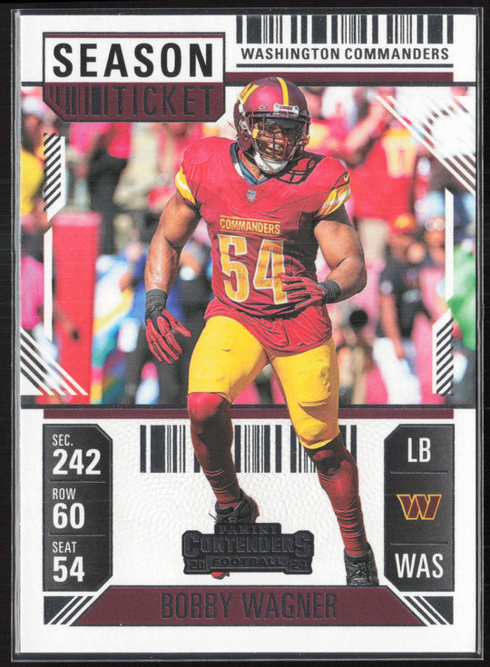 2024 Panini Contenders #100 Bobby Wagner Season Ticket Retail
