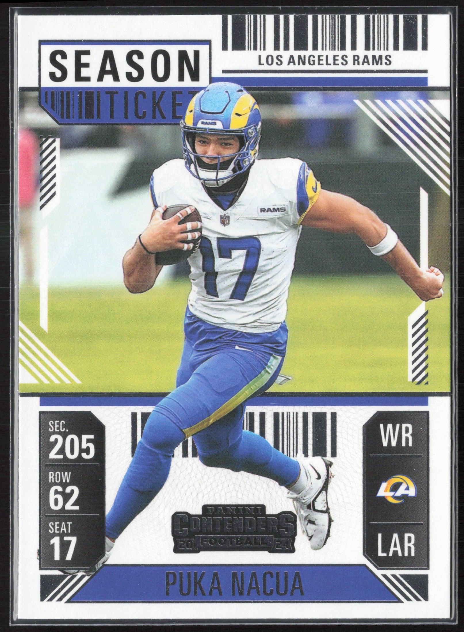 2024 Panini Contenders #59 Puka Nacua Season Ticket Retail