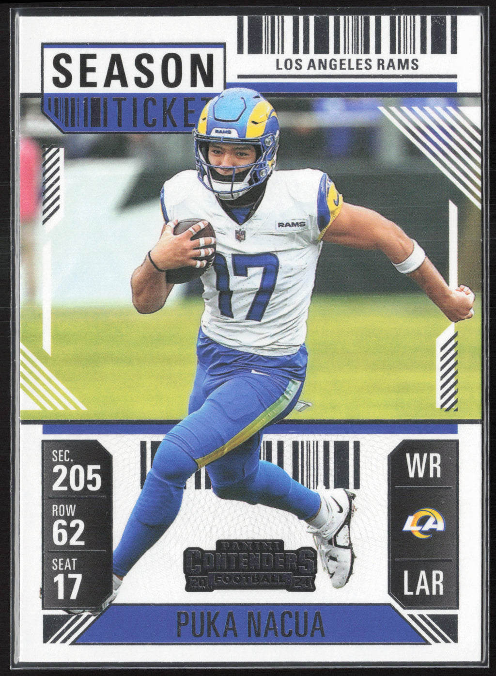 2024 Panini Contenders #59 Puka Nacua Season Ticket Retail