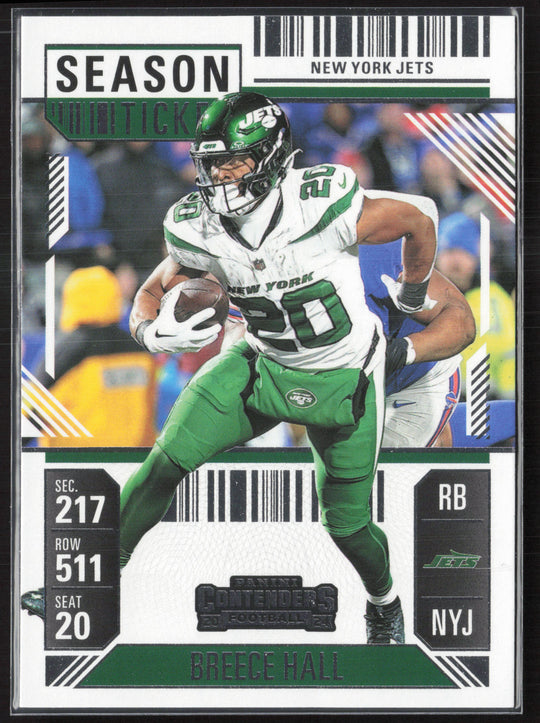 2024 Panini Contenders #76 Breece Hall Season Ticket Retail