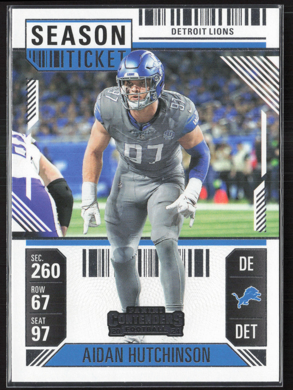 2024 Panini Contenders #34 Aidan Hutchinson Season Ticket Retail