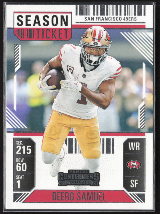 2024 Panini Contenders #87 Deebo Samuel Season Ticket Retail