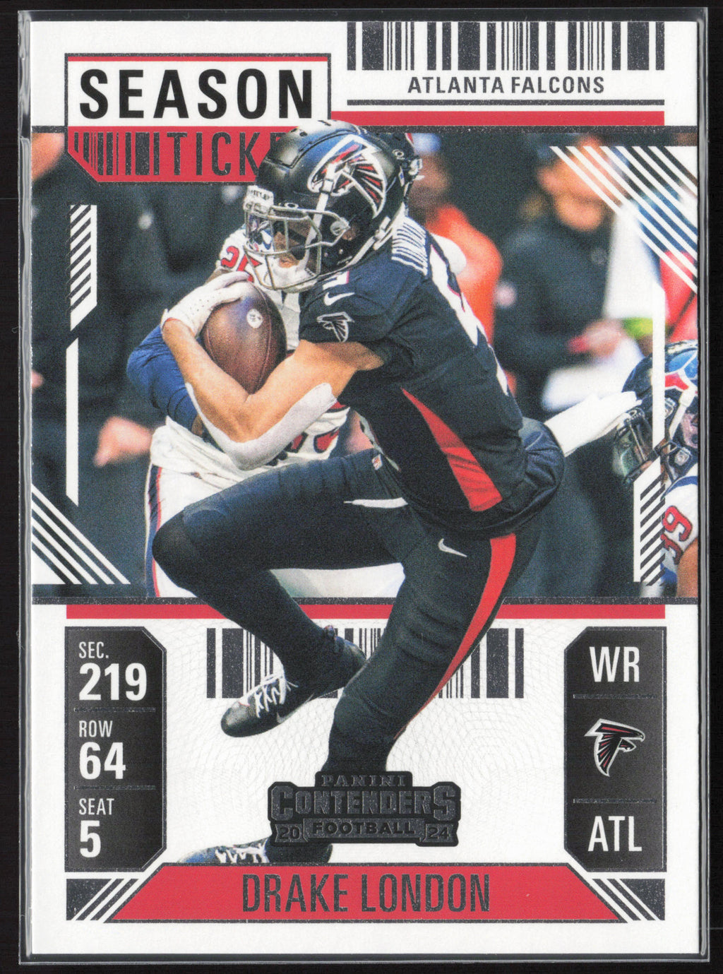 2024 Panini Contenders #5 Drake London Season Ticket Retail