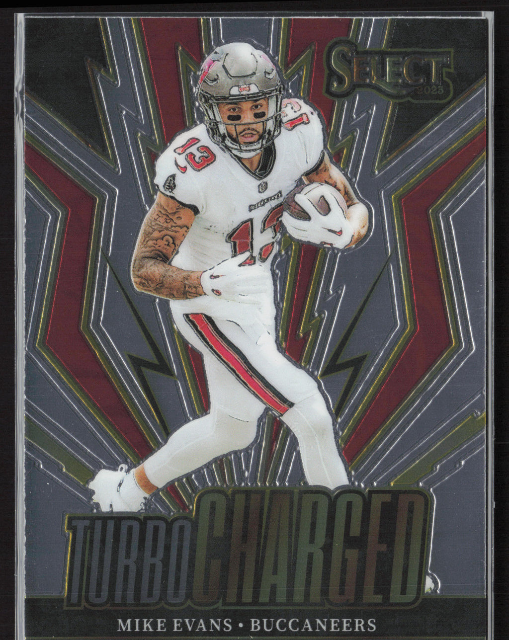 2023 Panini Select #TUR-MEV Mike Evans Turbocharged