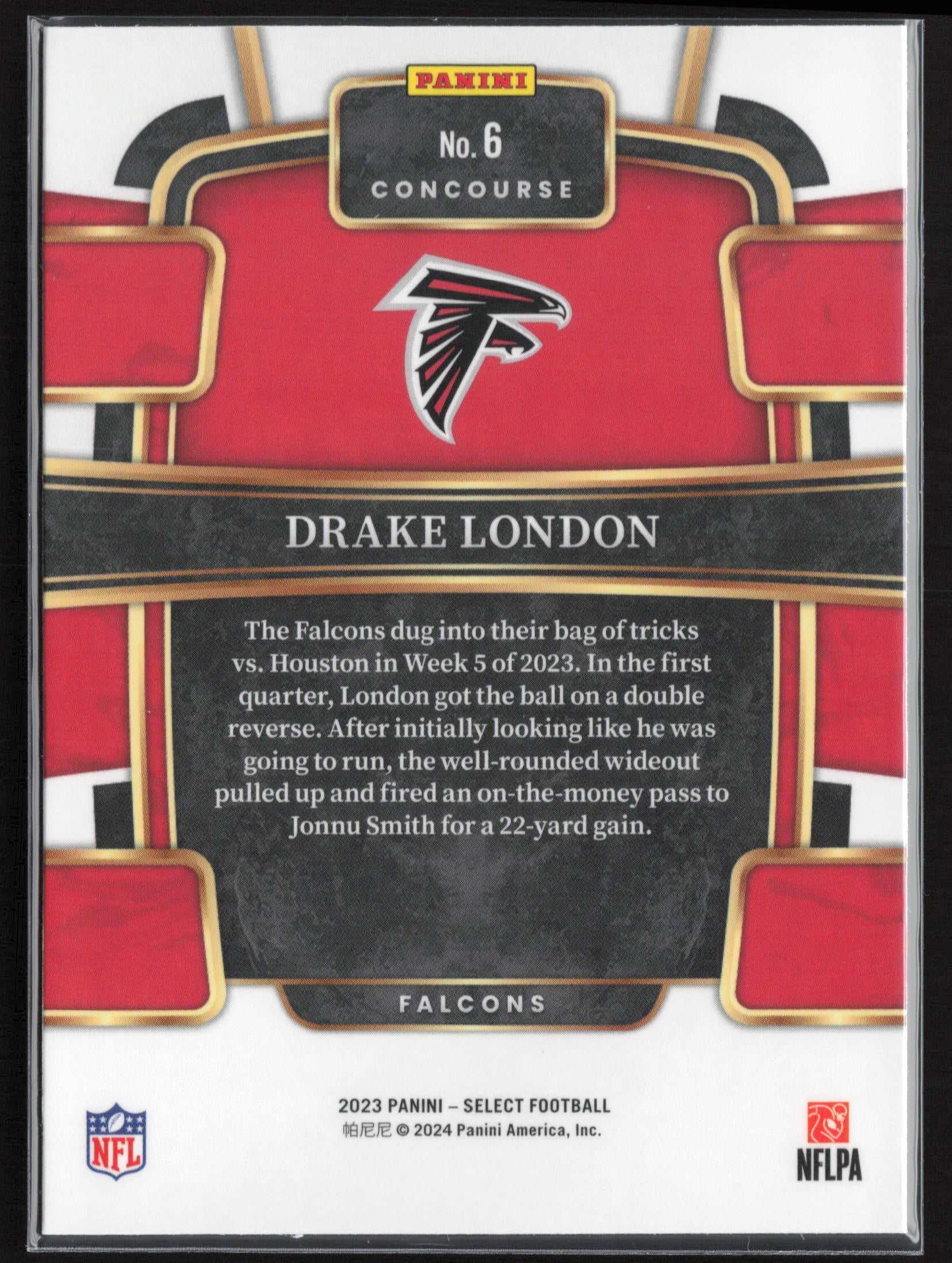 2023 Panini Select #6 Drake London