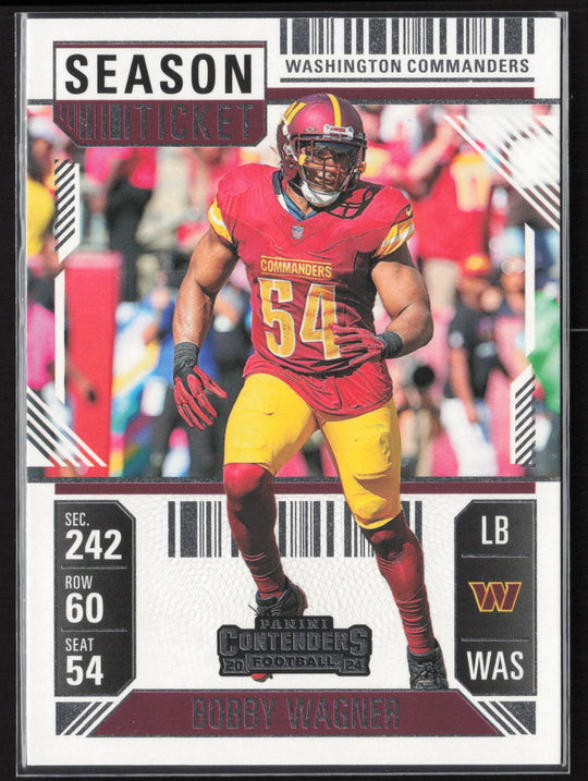 2024 Panini Contenders #100 Bobby Wagner Season Ticket Retail